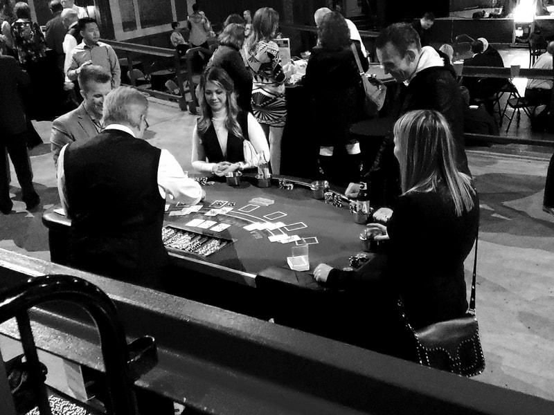 Blackjack tables