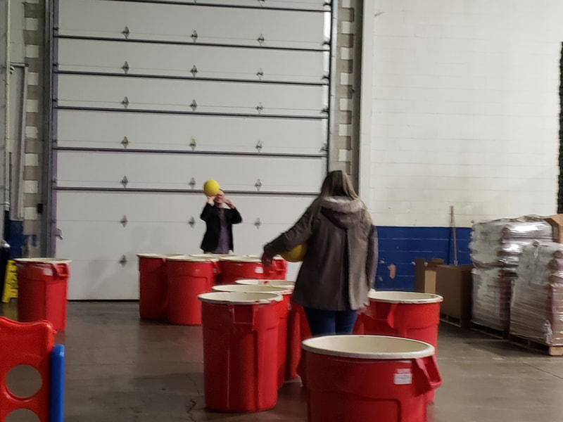 Giant "Beer" Pong game