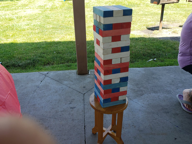 rent Giant Jenga game in Michigan