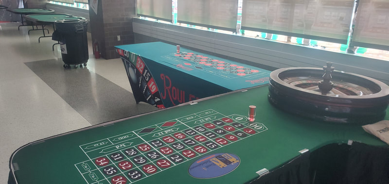 roulette table rental, casino party rental, party rentals - Michigan