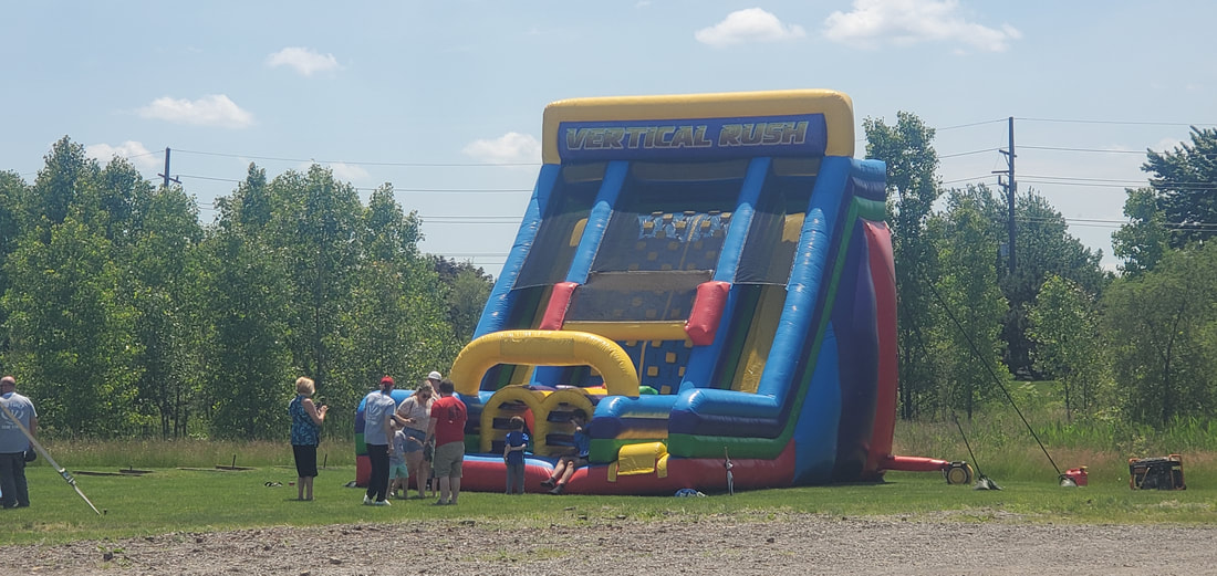 inflatable rock wall rental