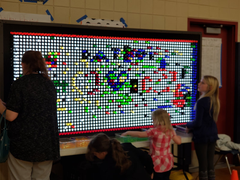 Illumination station, Giant Lite Brite rent in Michigan