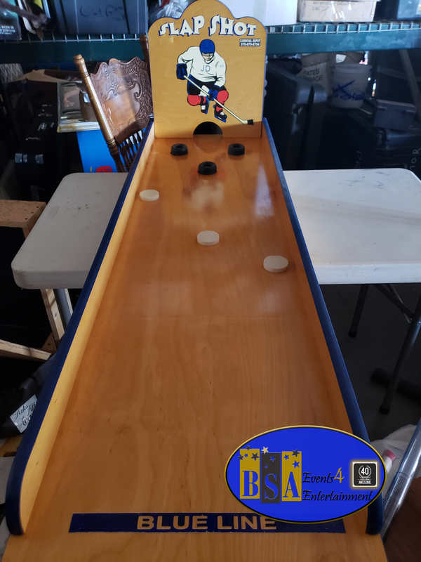 Shuffleboard, hockey, Carnival game rental