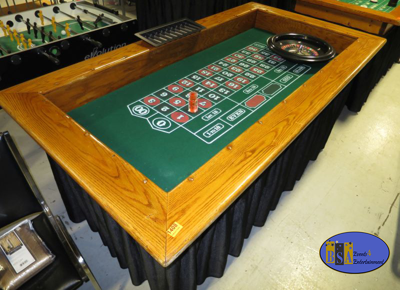 Roulette table, Casino night party rental - Michigan