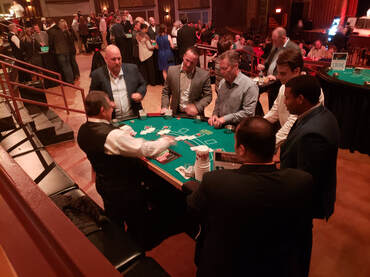 blackjack table rental