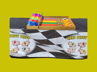 Pig race carnival game