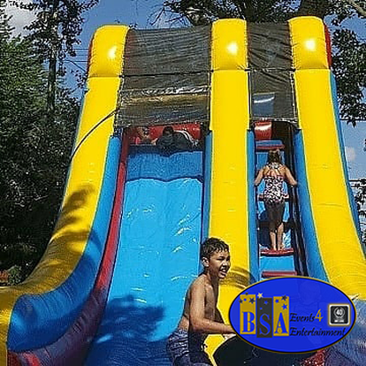 Inflatable water slide rental