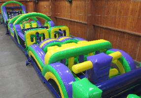 95 foot obstacle course inflatable