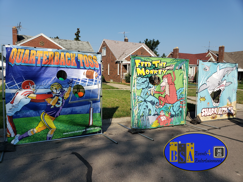 tarp toss carnival games rental - Michigan